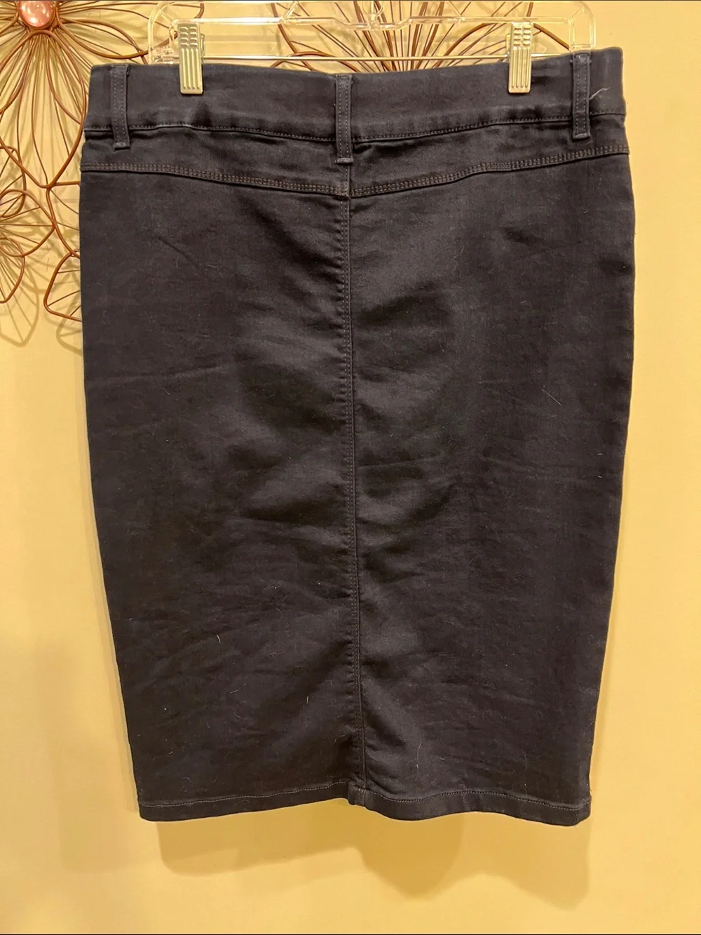 Navy Pencil Skirt - Sleek Everyday Staple